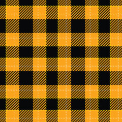 Cozy Honey Toned Tartan Fabric Background