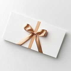Elegant gift voucher mockup