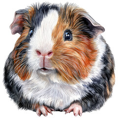 Guinea Pig Clipart Vector Illustration