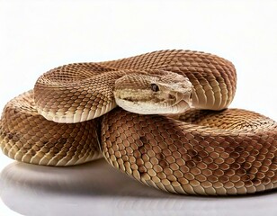 Obraz premium Crotalus atrox, western diamondback rattlesnake or Texas diamond-