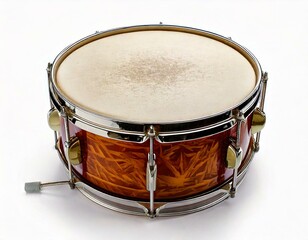 Obraz premium drum isolated on white background 