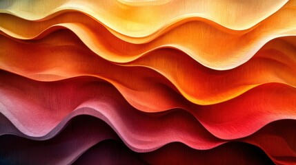Obraz premium Abstract wavy pattern in warm colors.