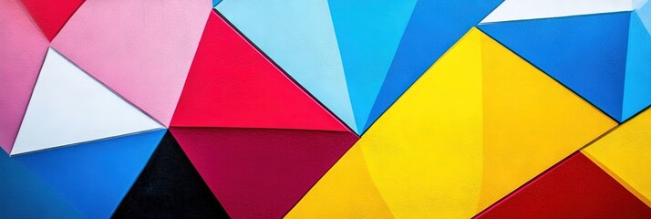 Fototapeta premium colorful abstract geometric design with shapes