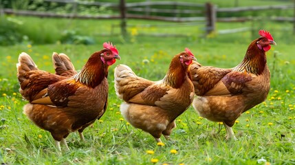 Free photo high quality chicken farm