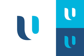 Letter U simple icon logo vector business design isolated © svsetyo