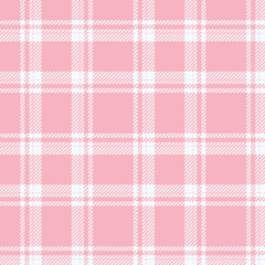 Cloudy sky inspired seamless plaid in muted pink