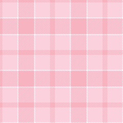 Minimalist airy plaid with powder pink hues