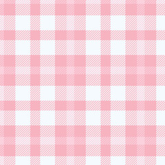 Classic pastel pink checkered pattern background