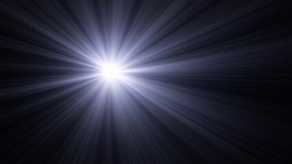 Radiant Light Burst Abstract Background with Glowing Rays