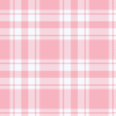 Chic and aesthetic powder pink checkered print