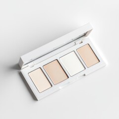 Open cosmetic palette mockup  