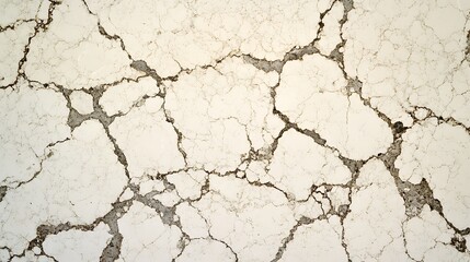 Cracked White Surface Texture Showing Extensive Damage