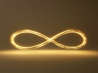 Golden Infinity Symbol