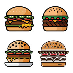 set of icons