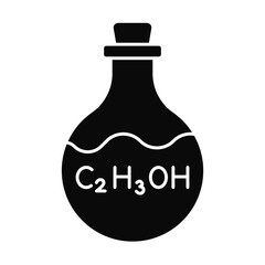 Ethanol glyph icon
