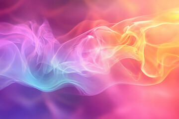 Obraz premium Abstract smoke background in shades of blue and purple, swirling and blending fluidly, creating a mysterious and mesmerizing visual effect.