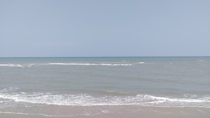 landscape sea and waves