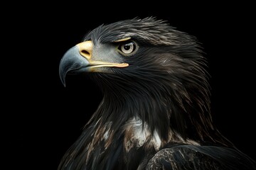 Obraz premium portrait of a bald eagle with mane