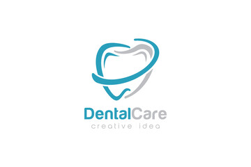 Creative Dental Concept Logo Design Template