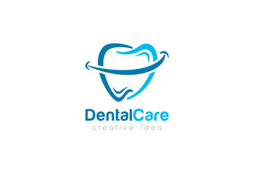 Creative Dental Concept Logo Design Template