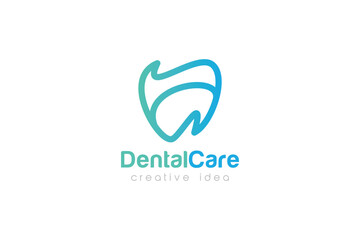 Creative Dental Concept Logo Design Template