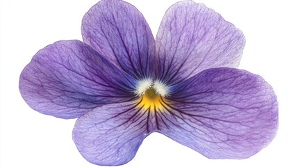 Obraz premium Beautiful Purple Flower Petal with Delicate Veins and Center