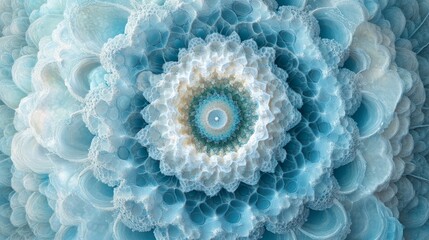 Dream blue and white flowers