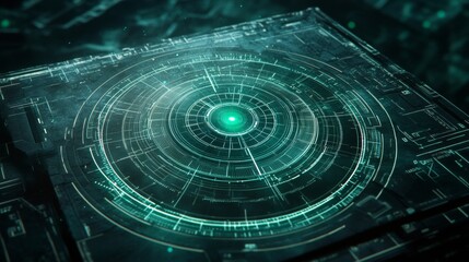 Technological circular interface