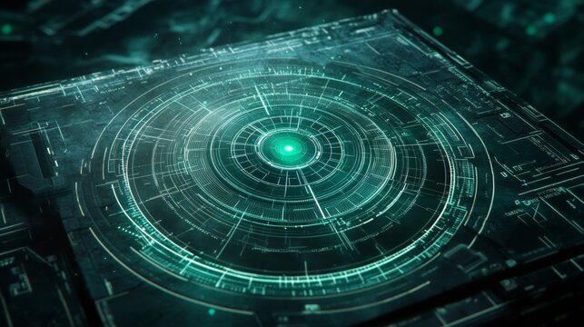 Technological circular interface