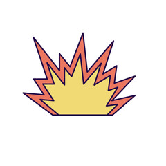 explosion illustration