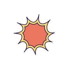 explosion illustration