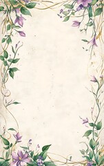 illustration of a vintage fairy magic-lined page