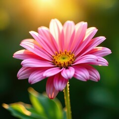 Obraz premium Soft golden and pink coleonema petals shining in sunlight, botanical, pink, plant