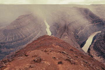 Impressive View of Goosenecks State Park, Utah, USA, November 5th 2024