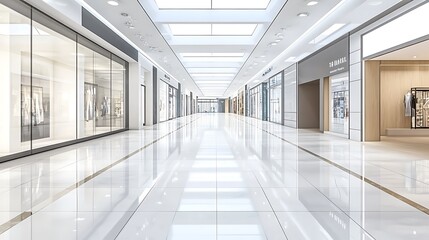 Modern Shopping Mall Corridor Interior Design