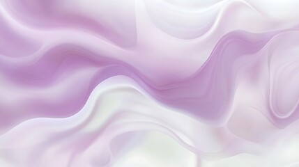 Obraz premium Abstract Lavender and White Swirling Waves Background