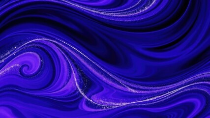 Purple and black swirly wave pattern with glittering silver sparks, wave patterns, shimmering colors