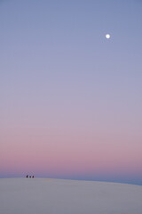 Sunset at White Sands