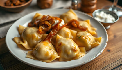 food, meal, gourmet, plate, meat, lunch, appetizer, crockery, close-up, snack, cooking, freshness, pork, cooked, dumpling, chinese dumpling, vegetable, refreshment, cultures, fried