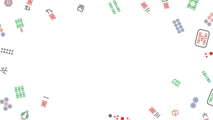 麻雀フレーム素材