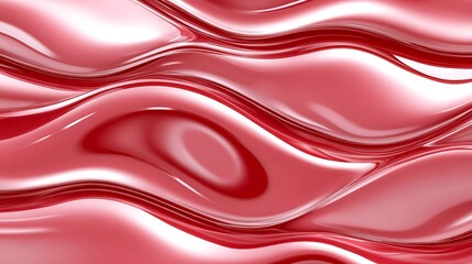 Obraz premium Abstract Red Fluid Wave Pattern Design