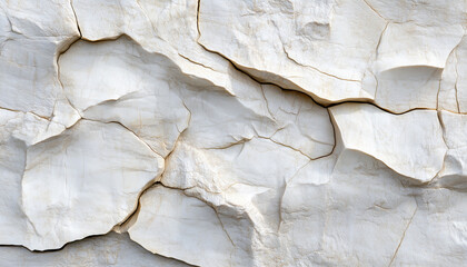 Weathered limestone surface with soft, eroded patterns.  Generative AI.