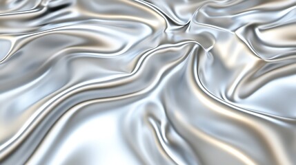 Silver Silk Drapery Abstract Background Texture
