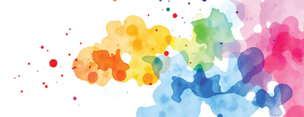Colorful holi watercolor ink splashes create an gulal, grunge, splatter, liuqid, Herbal, Natural, Organic, abstract, artistic, multi, different, colour, background vector illustration sale, offer,