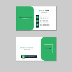 Corporate business card design template