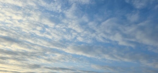 blue sky with clouds