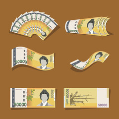 핸드드로잉_돈_50000_money