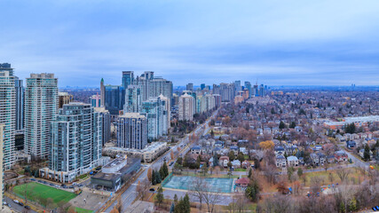 Naklejka premium Toronto Skyline