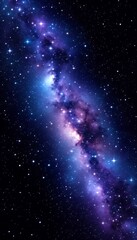 Obraz premium Vast Nebula with Vibrant Colors and Stars Across the Cosmos