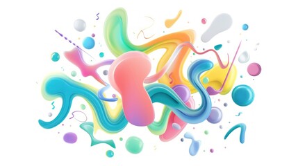 Obraz premium Abstract Colorful Shapes